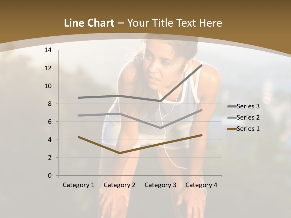 Sportswear Girl Summer PowerPoint Template