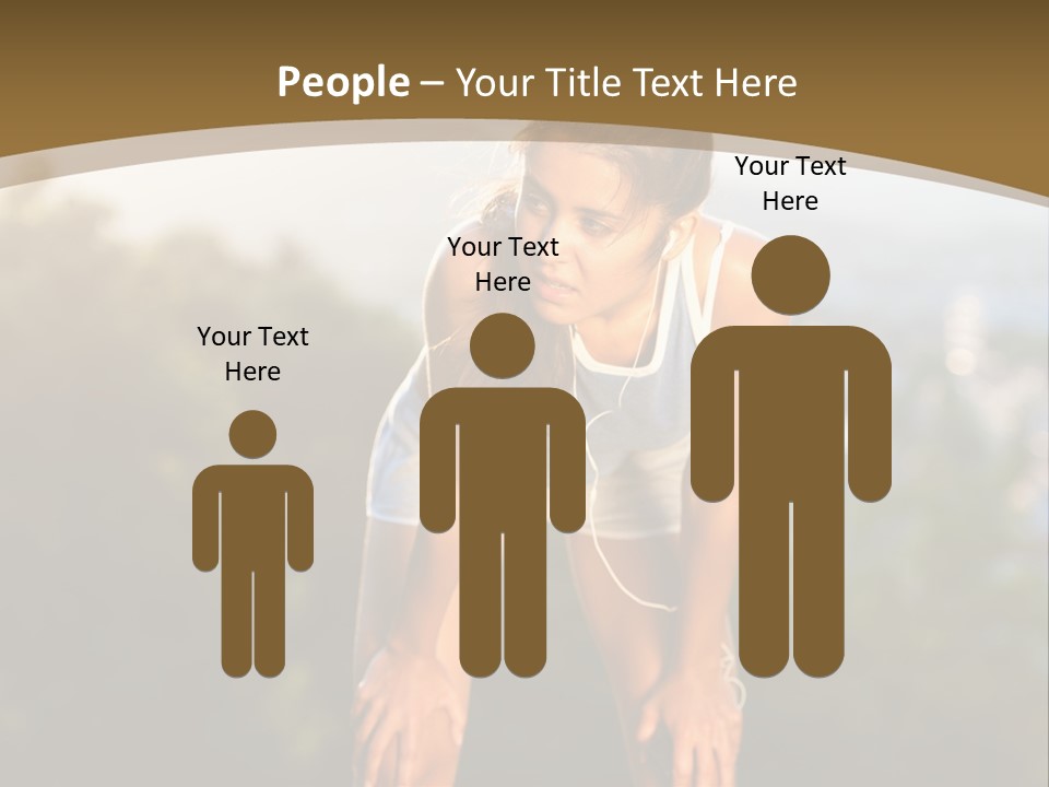 Sportswear Girl Summer PowerPoint Template