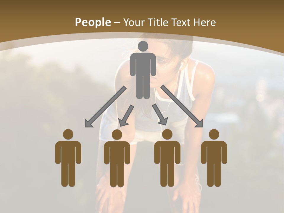 Sportswear Girl Summer PowerPoint Template