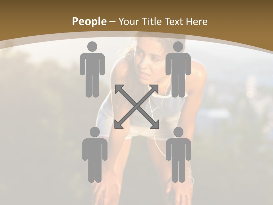 Sportswear Girl Summer PowerPoint Template