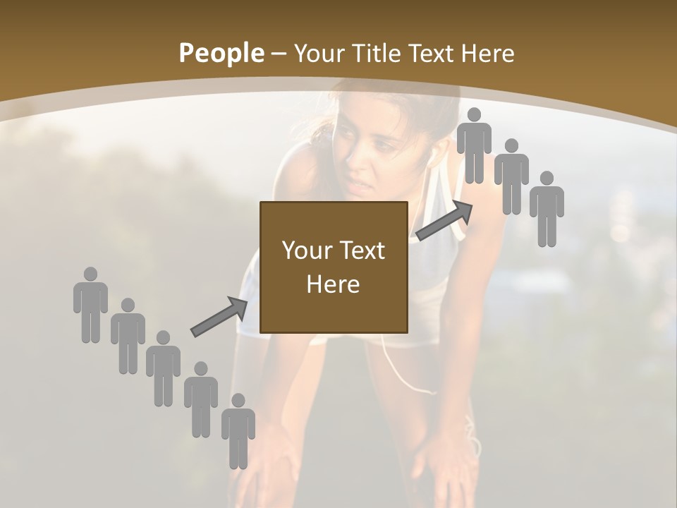 Sportswear Girl Summer PowerPoint Template