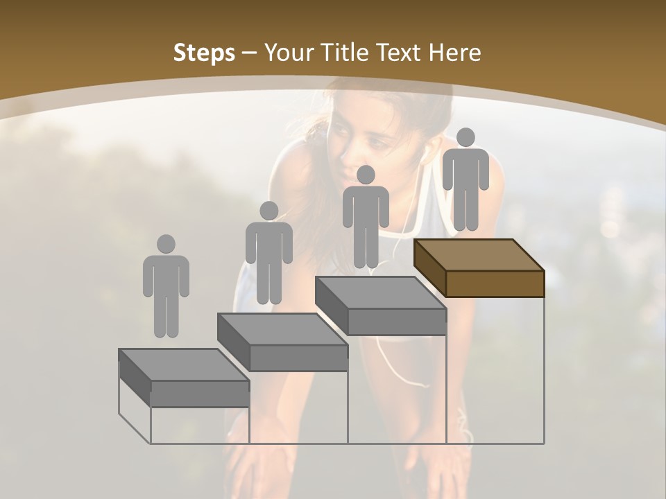 Sportswear Girl Summer PowerPoint Template