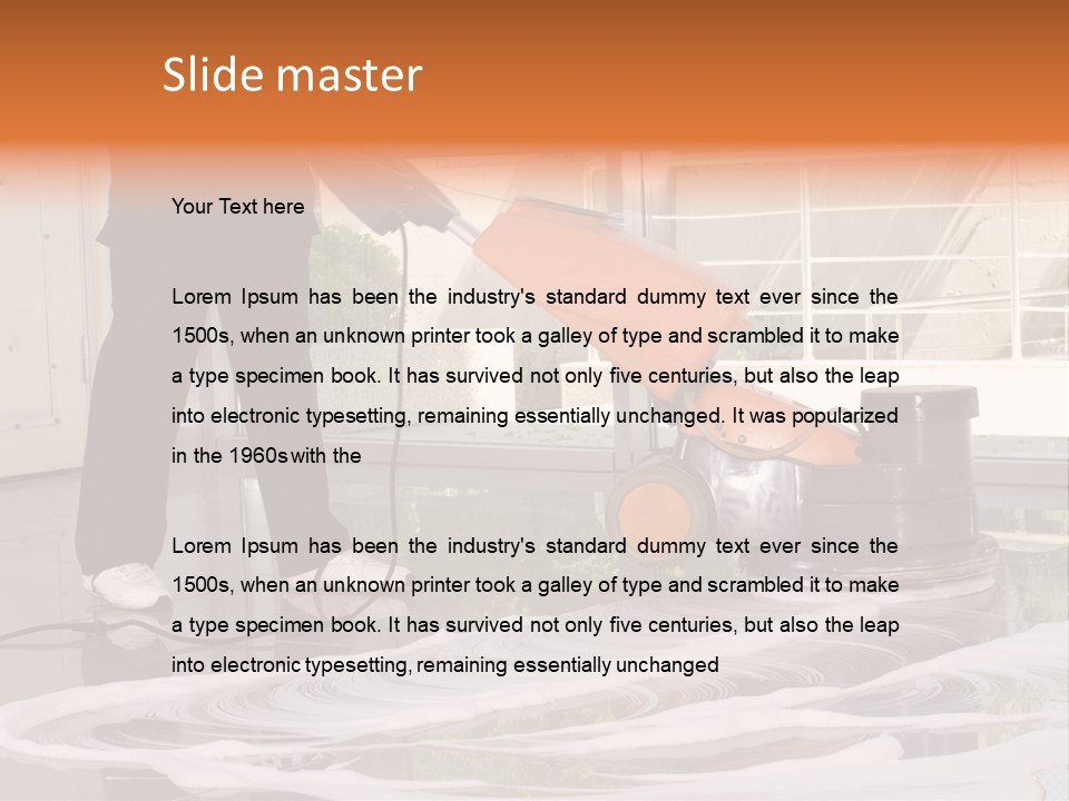 Working Professional Occupation Corridor PowerPoint Template