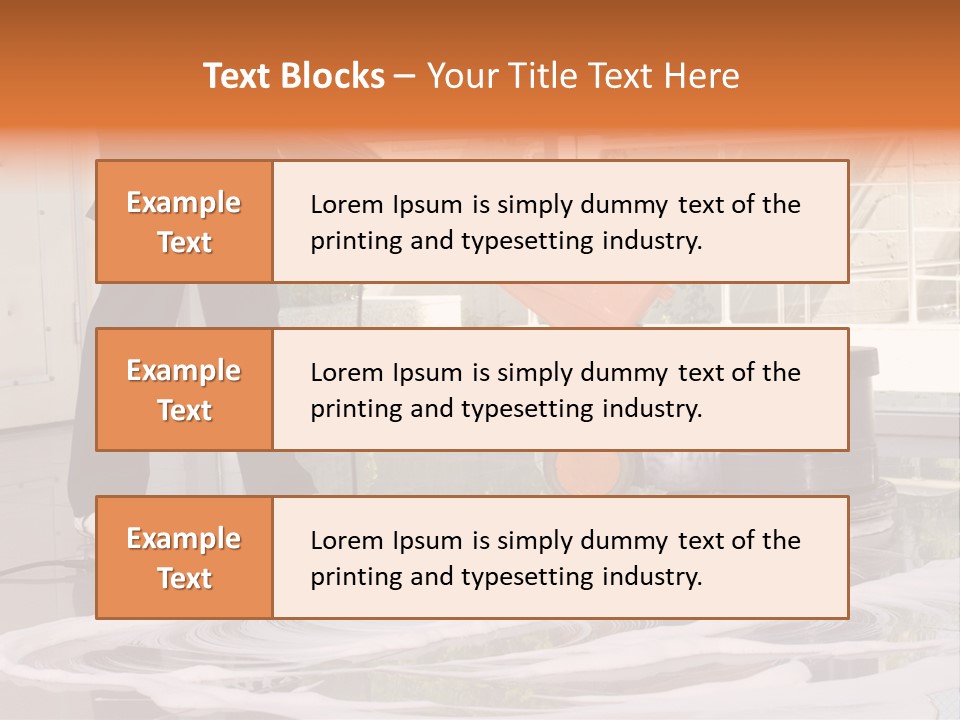 Working Professional Occupation Corridor PowerPoint Template