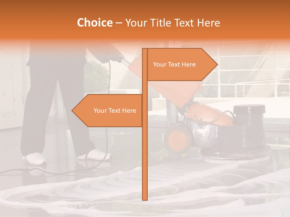 Working Professional Occupation Corridor PowerPoint Template