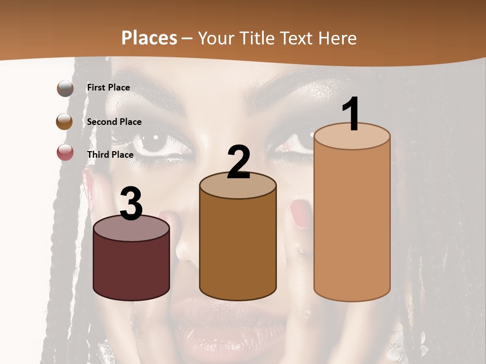 Artistic Makeup Closeup PowerPoint Template