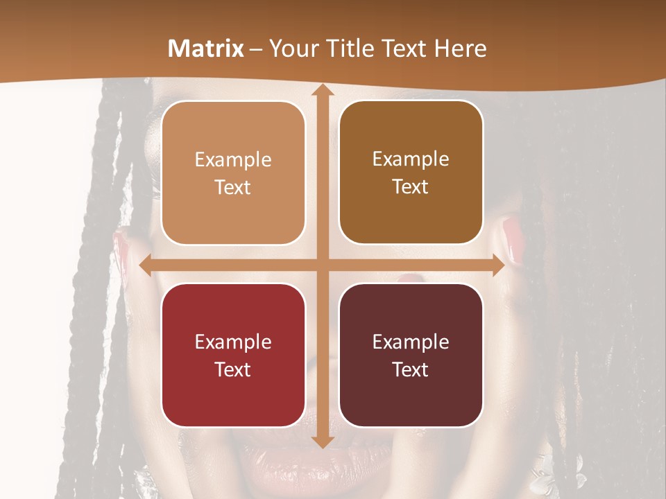 Artistic Makeup Closeup PowerPoint Template