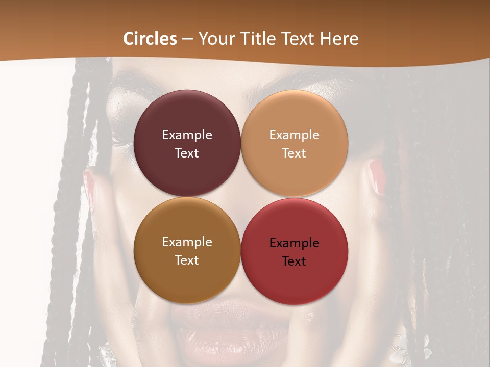 Artistic Makeup Closeup PowerPoint Template