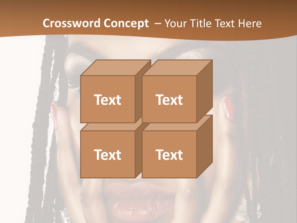 Artistic Makeup Closeup PowerPoint Template