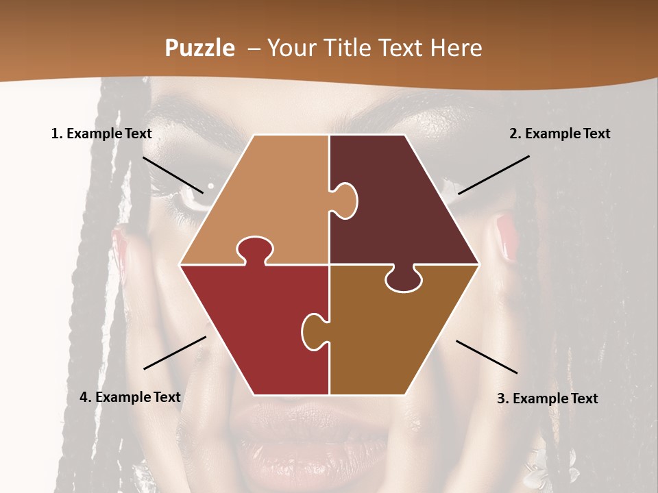 Artistic Makeup Closeup PowerPoint Template