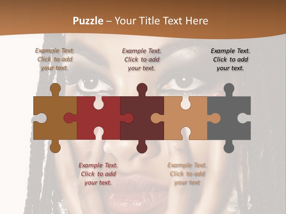 Artistic Makeup Closeup PowerPoint Template