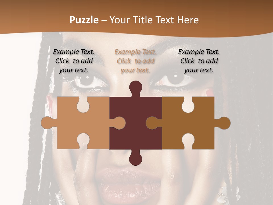 Artistic Makeup Closeup PowerPoint Template