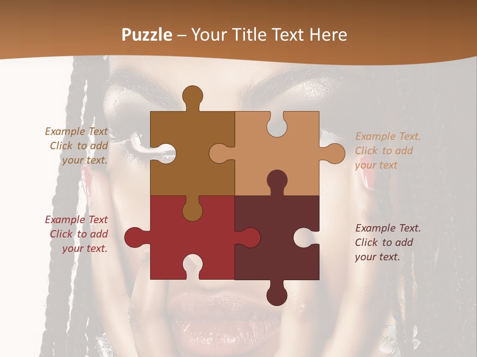 Artistic Makeup Closeup PowerPoint Template