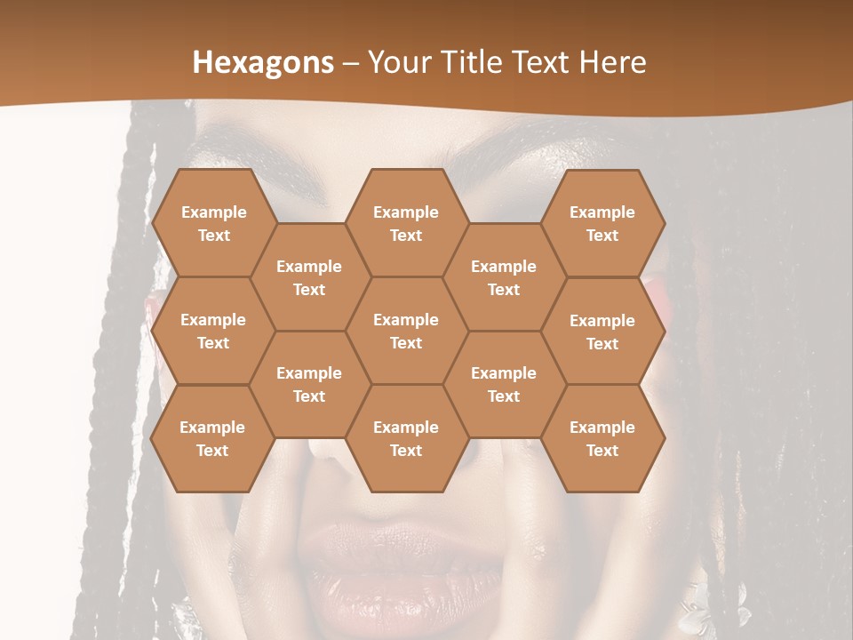 Artistic Makeup Closeup PowerPoint Template