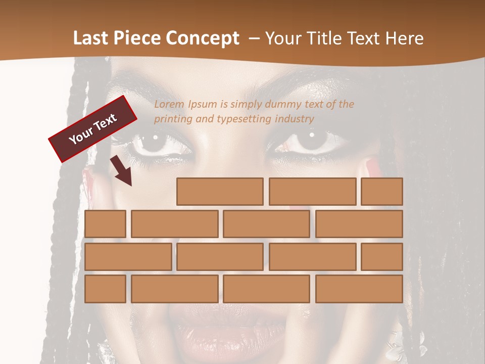 Artistic Makeup Closeup PowerPoint Template