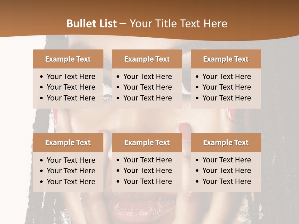 Artistic Makeup Closeup PowerPoint Template