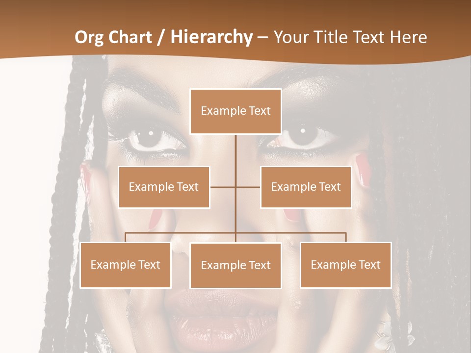 Artistic Makeup Closeup PowerPoint Template