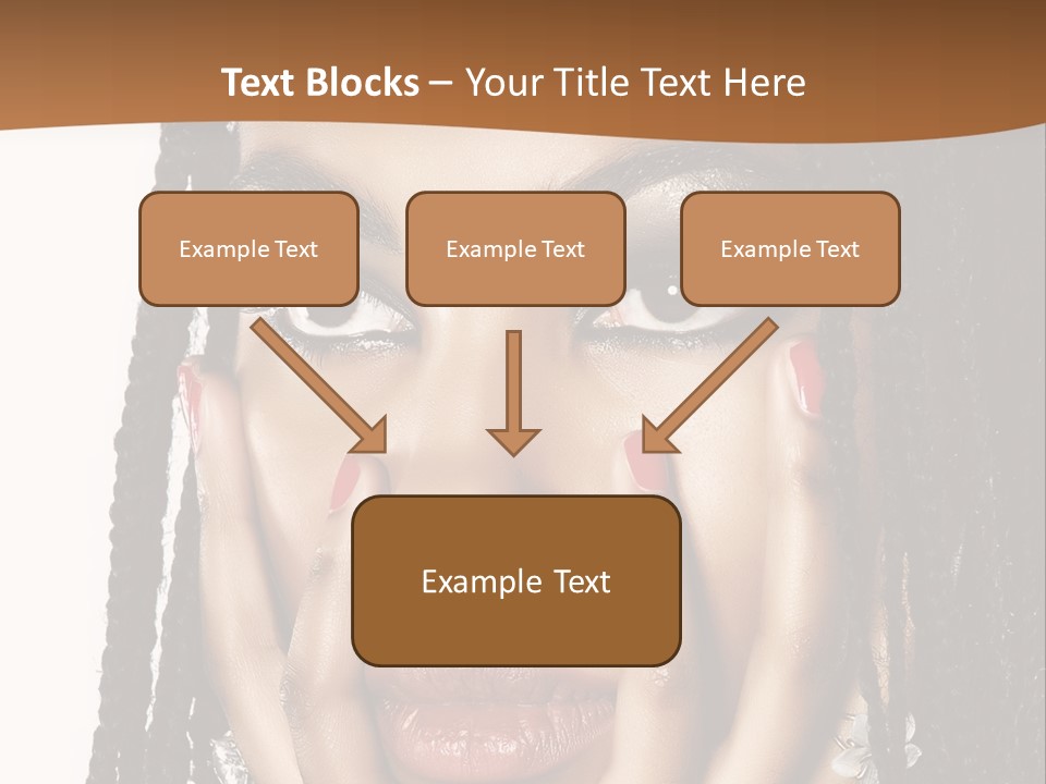 Artistic Makeup Closeup PowerPoint Template