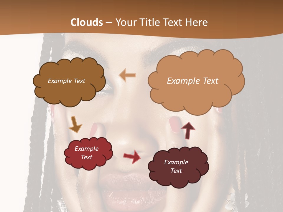 Artistic Makeup Closeup PowerPoint Template