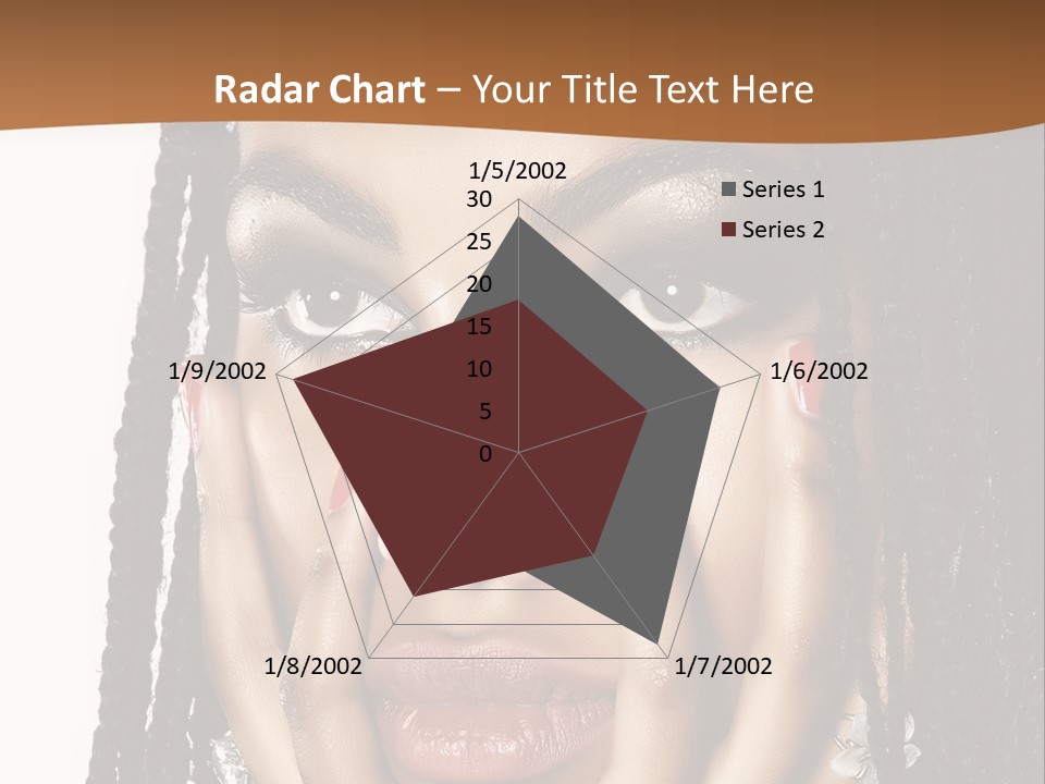 Artistic Makeup Closeup PowerPoint Template