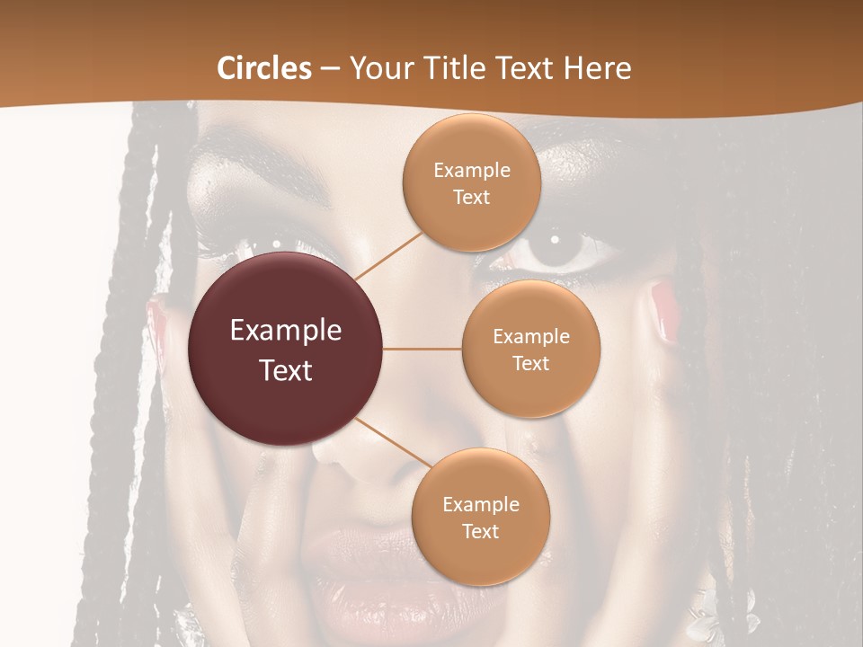 Artistic Makeup Closeup PowerPoint Template