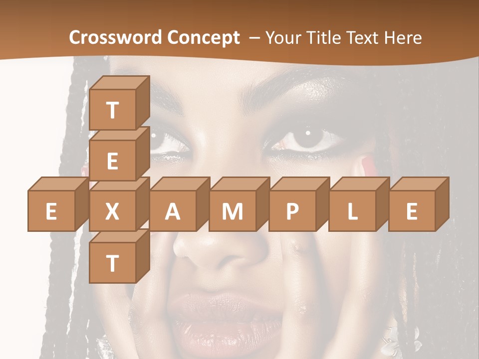 Artistic Makeup Closeup PowerPoint Template