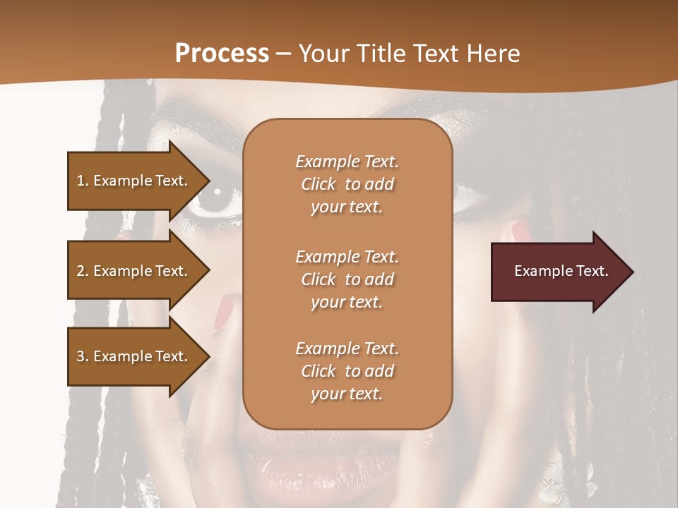 Artistic Makeup Closeup PowerPoint Template