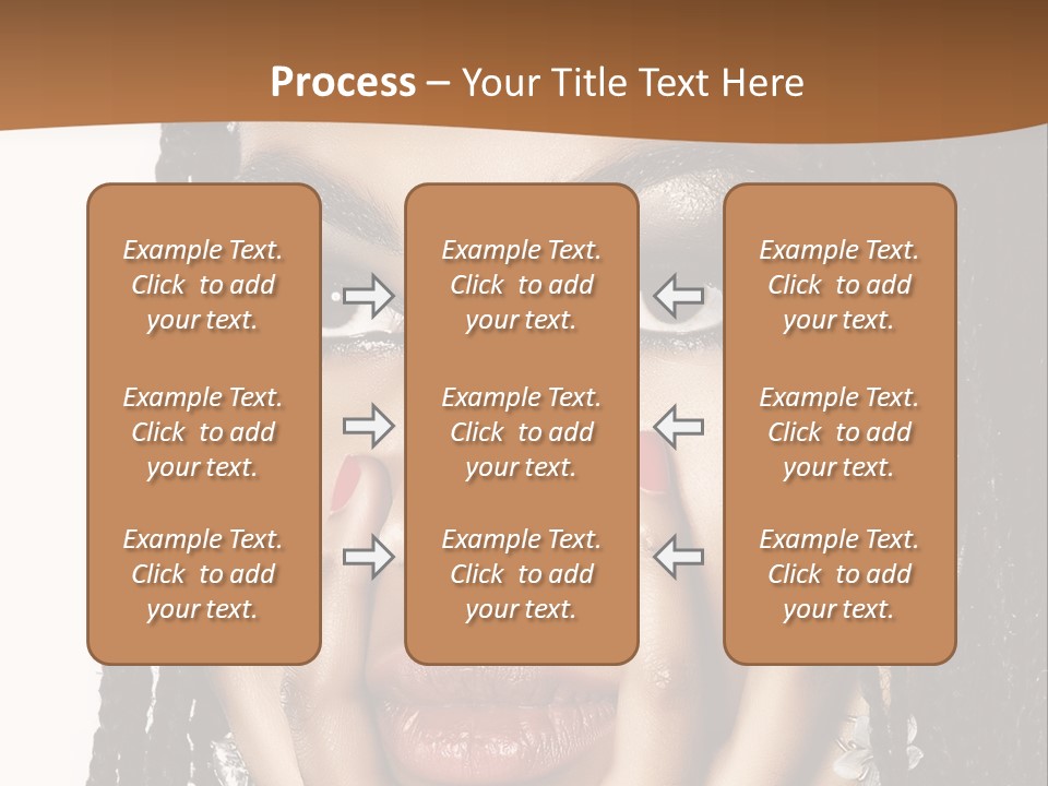 Artistic Makeup Closeup PowerPoint Template