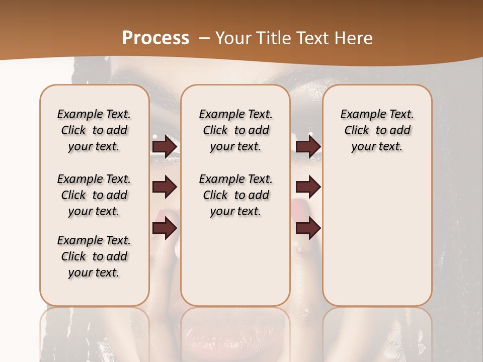 Artistic Makeup Closeup PowerPoint Template