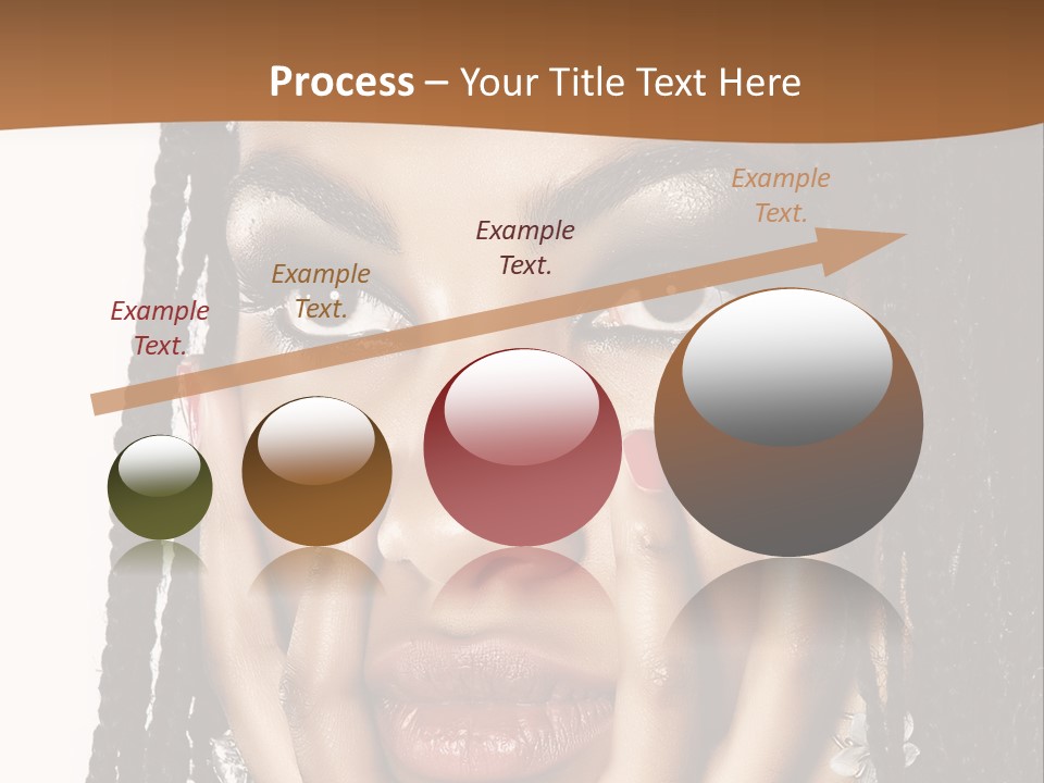 Artistic Makeup Closeup PowerPoint Template