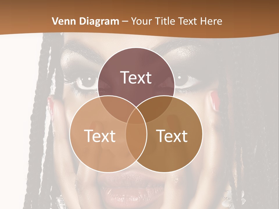 Artistic Makeup Closeup PowerPoint Template