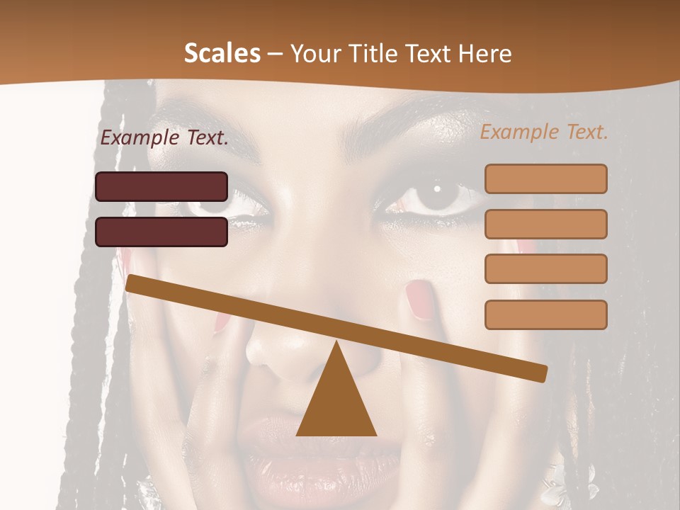 Artistic Makeup Closeup PowerPoint Template