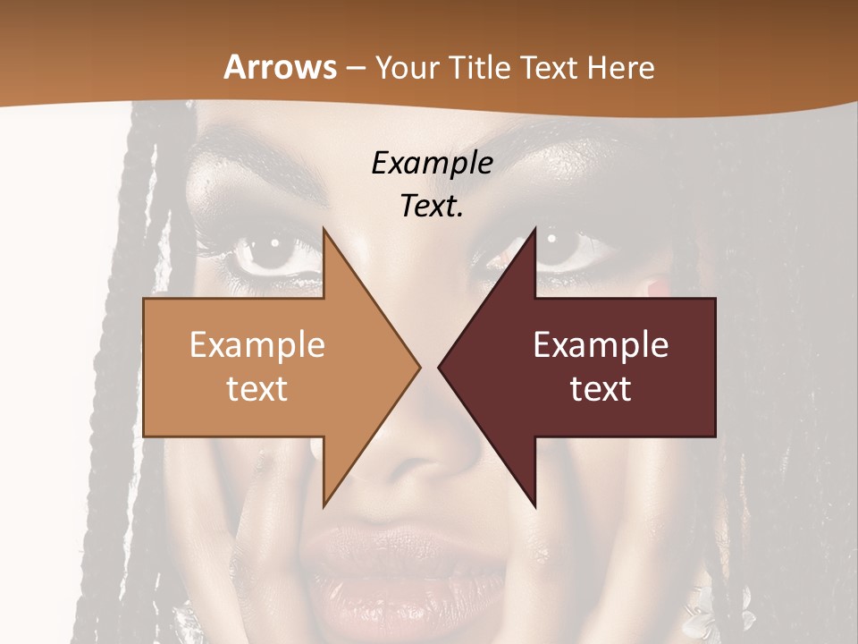 Artistic Makeup Closeup PowerPoint Template