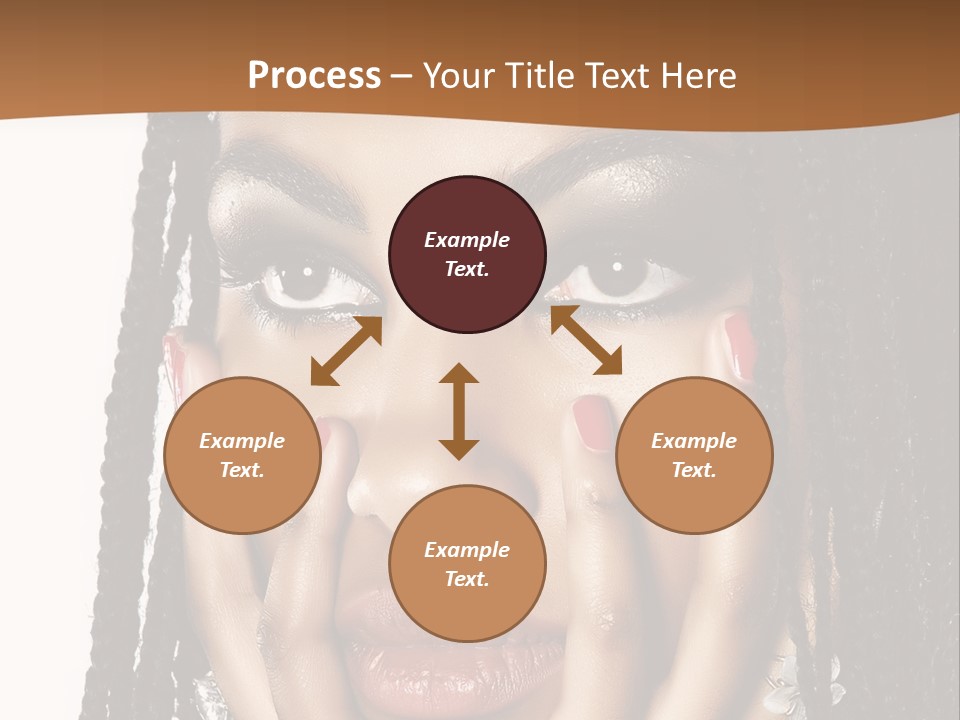 Artistic Makeup Closeup PowerPoint Template