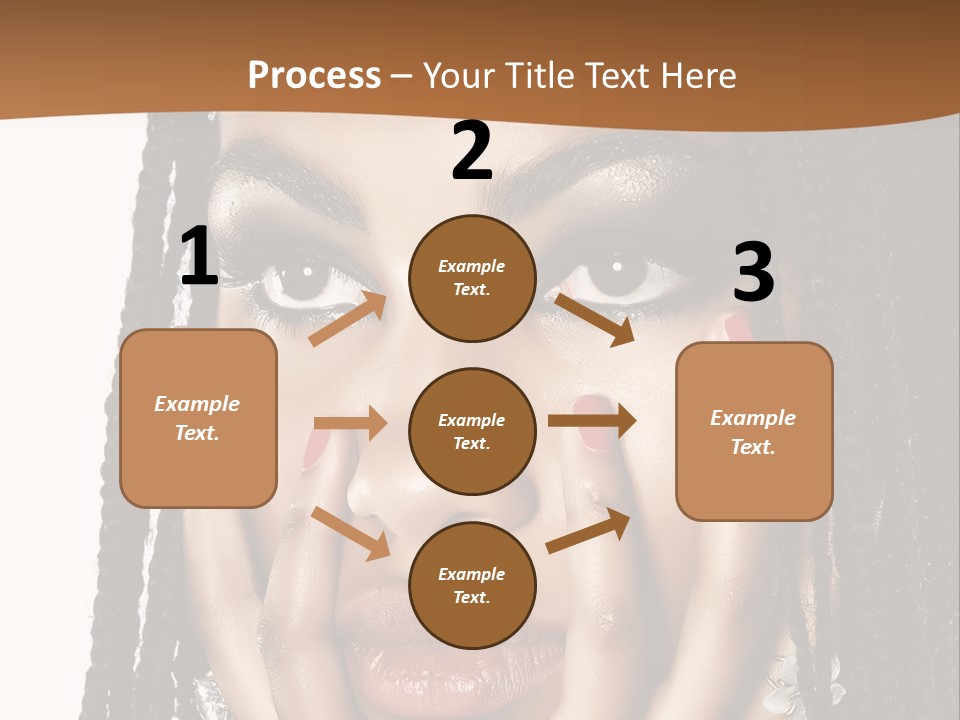 Artistic Makeup Closeup PowerPoint Template