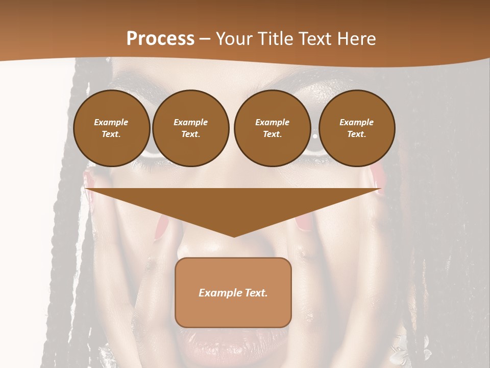 Artistic Makeup Closeup PowerPoint Template