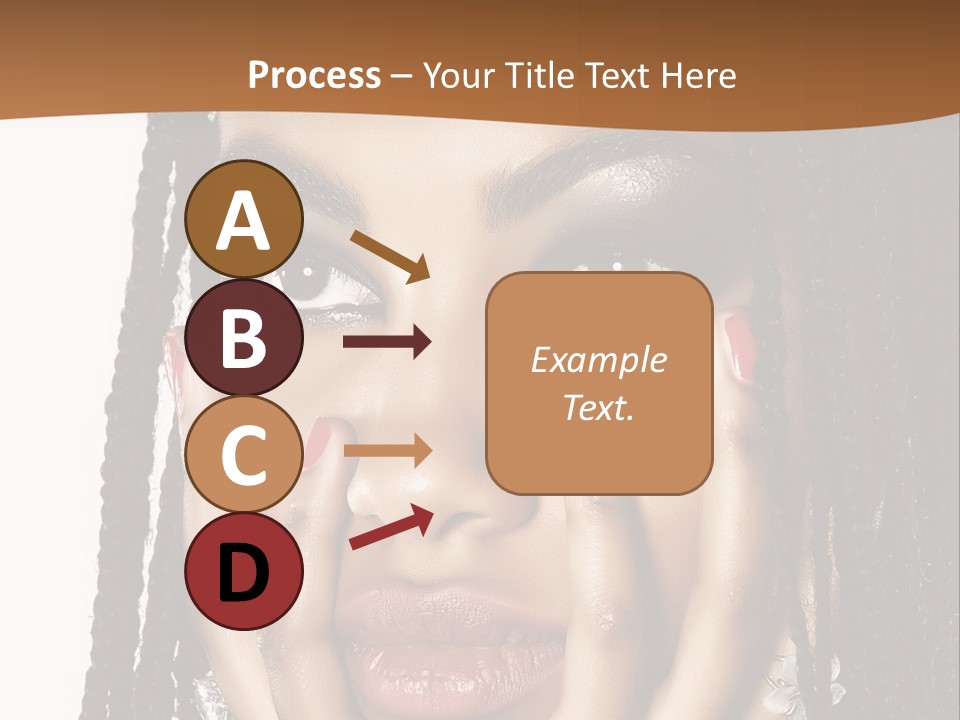 Artistic Makeup Closeup PowerPoint Template