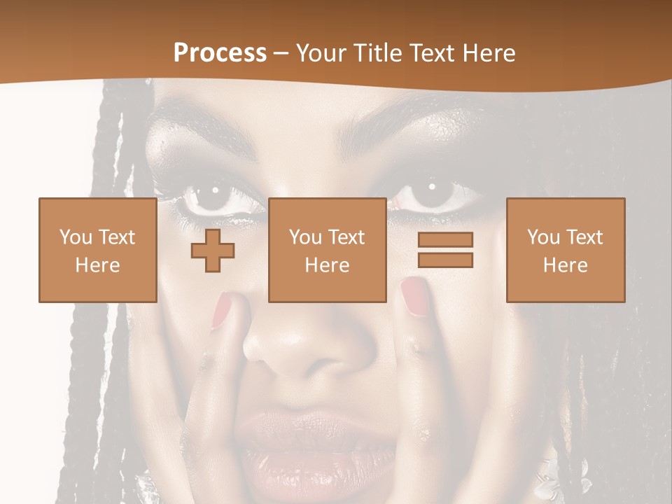 Artistic Makeup Closeup PowerPoint Template