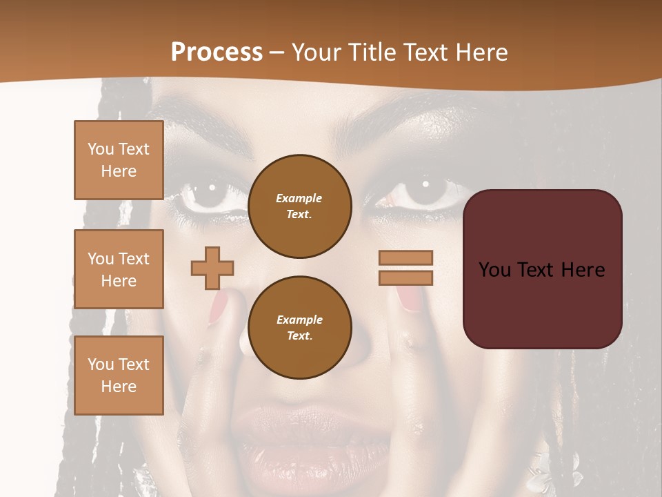 Artistic Makeup Closeup PowerPoint Template