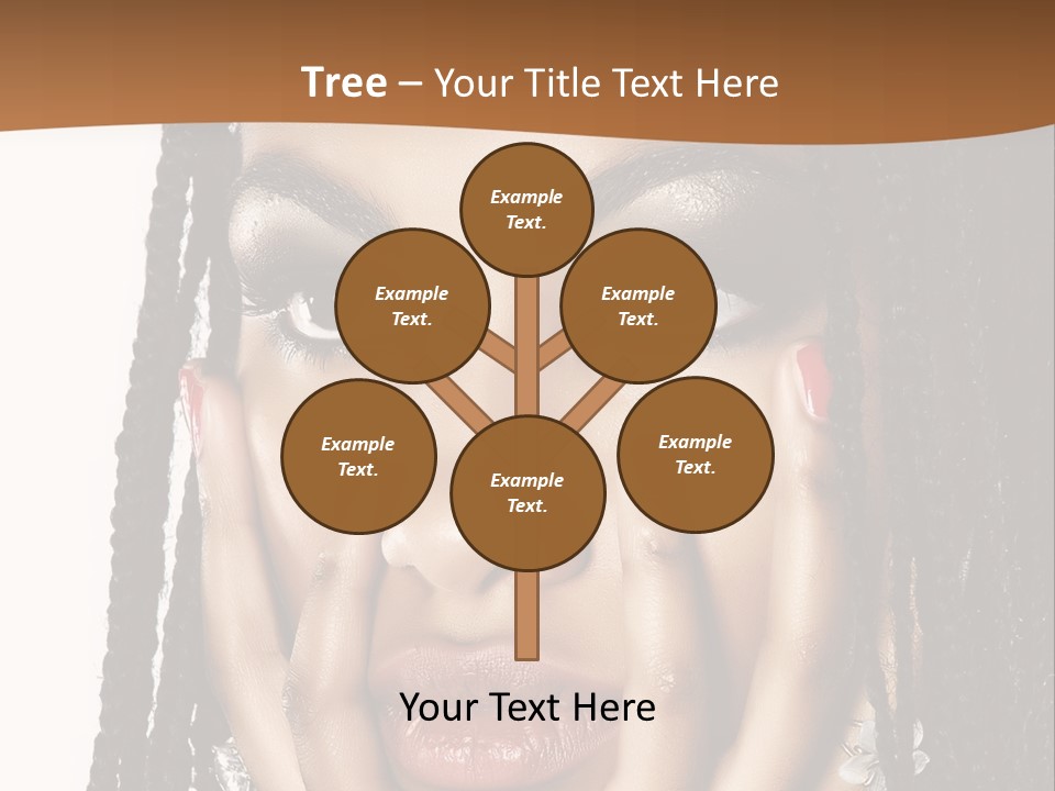 Artistic Makeup Closeup PowerPoint Template