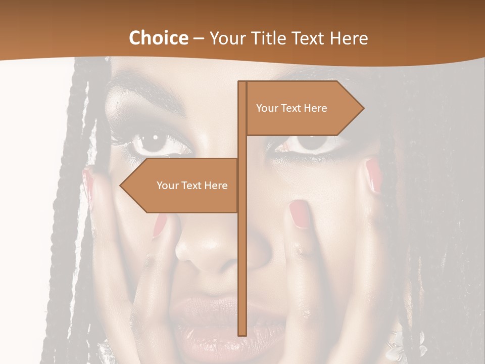 Artistic Makeup Closeup PowerPoint Template