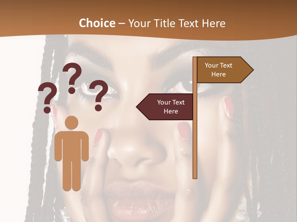 Artistic Makeup Closeup PowerPoint Template