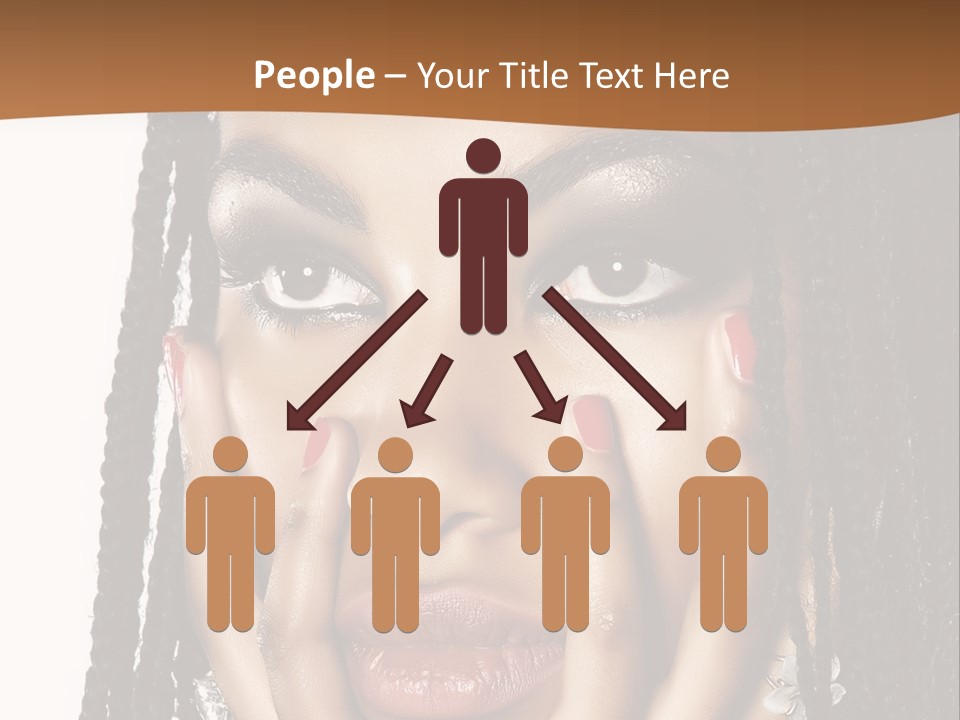 Artistic Makeup Closeup PowerPoint Template