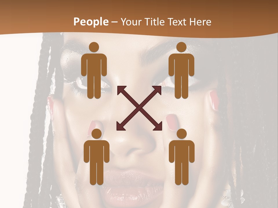 Artistic Makeup Closeup PowerPoint Template