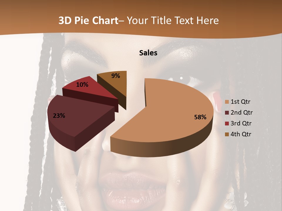 Artistic Makeup Closeup PowerPoint Template