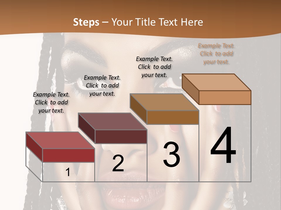 Artistic Makeup Closeup PowerPoint Template
