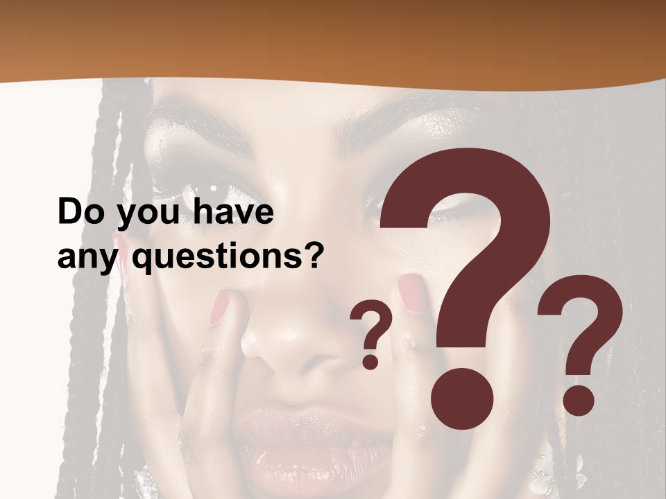 Artistic Makeup Closeup PowerPoint Template