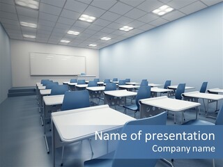 Screen Classroom Render PowerPoint Template
