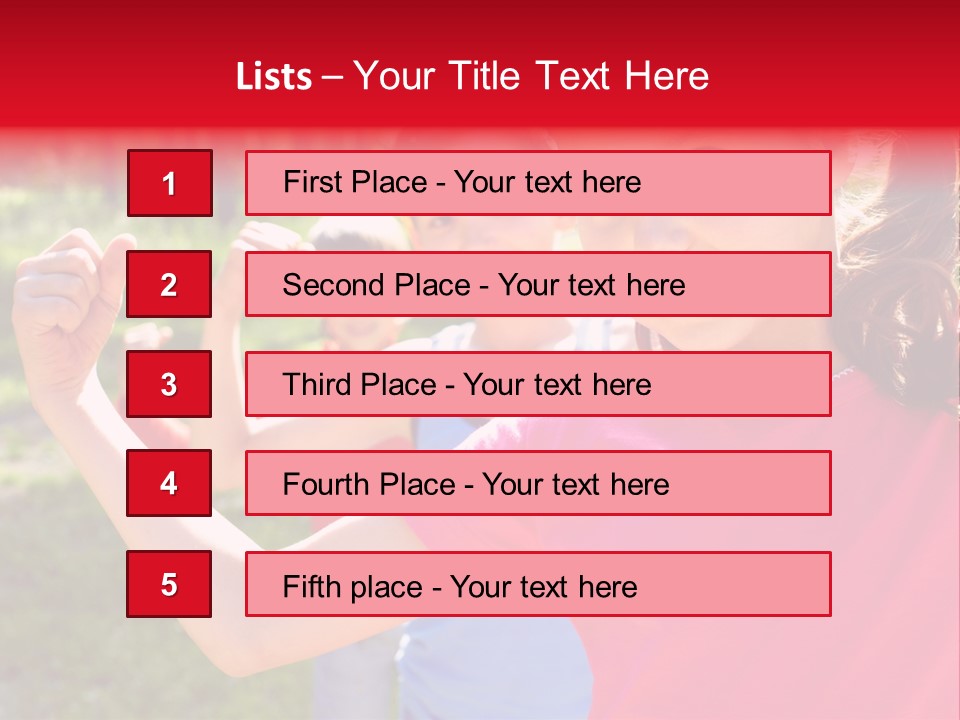 Happy Outside Athletic PowerPoint Template