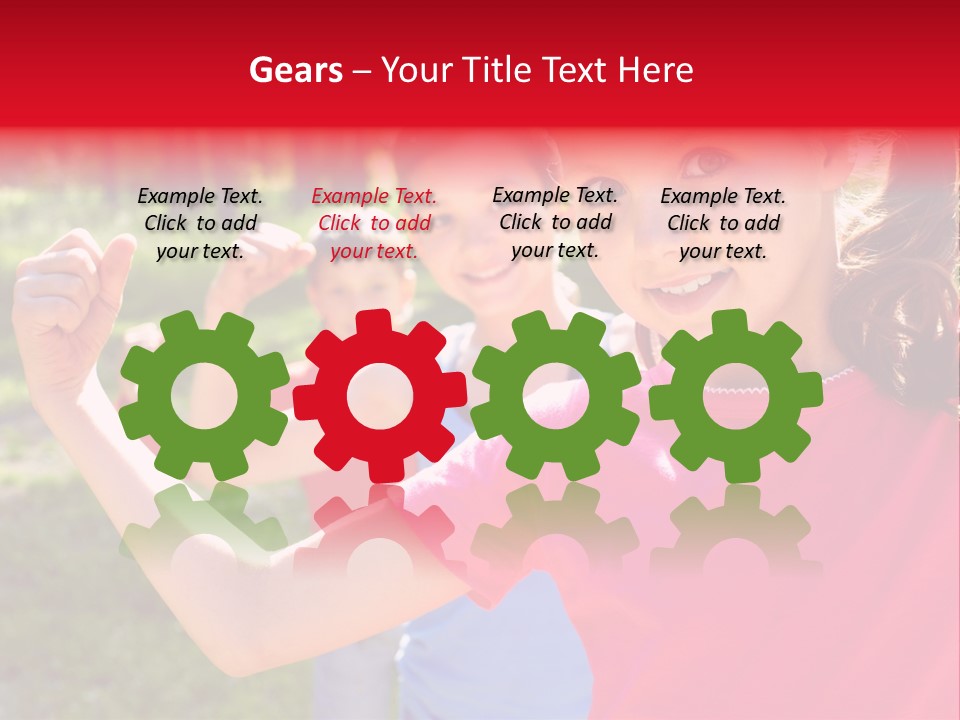 Happy Outside Athletic PowerPoint Template